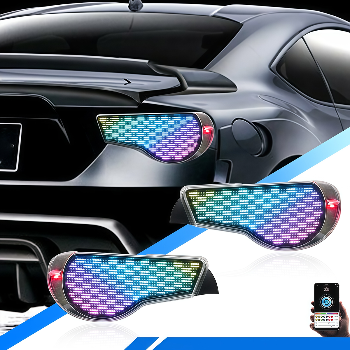 LED Digital Tail Lights for Scion FR-S (2012–2020) | ClutchBlaze