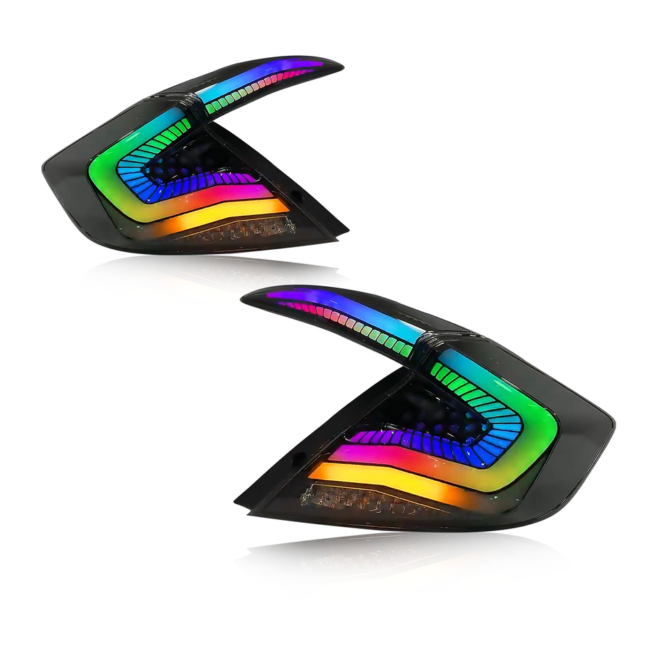 Honda Civic Sedan 16-21 Tail Lights (Starry Sky Style）