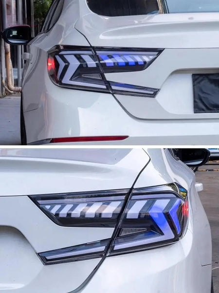 Honda Accord Tail lights effect in a car