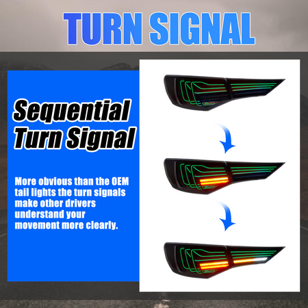 Nissan Sentra 2020-2025 PulseRay Tail Lights - ClutchBlaze