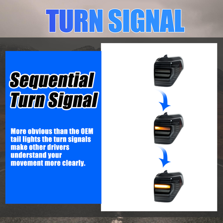 Toyota 4Runner 2010-2024 Tail Lights - ClutchBlaze