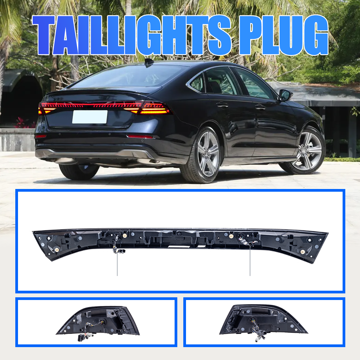 Honda Accord 2023-2026 Smoked Tail Lights - ClutchBlaze