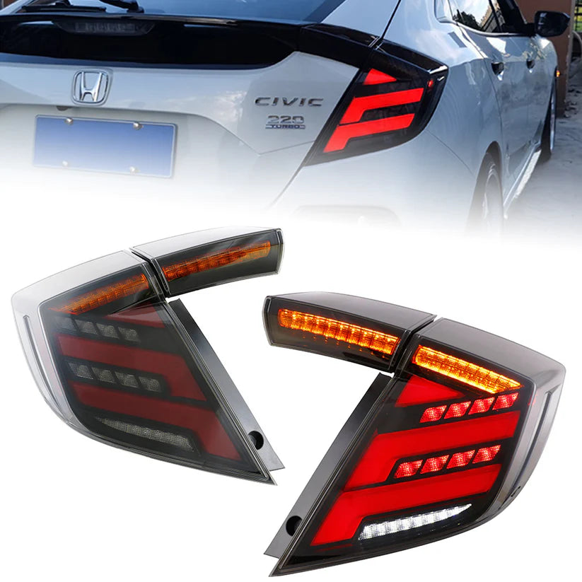 Honda Civic Hatchback 2016-2021 Tail Lights