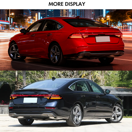 Honda Accord 2023-2026 Smoked Tail Lights - ClutchBlaze