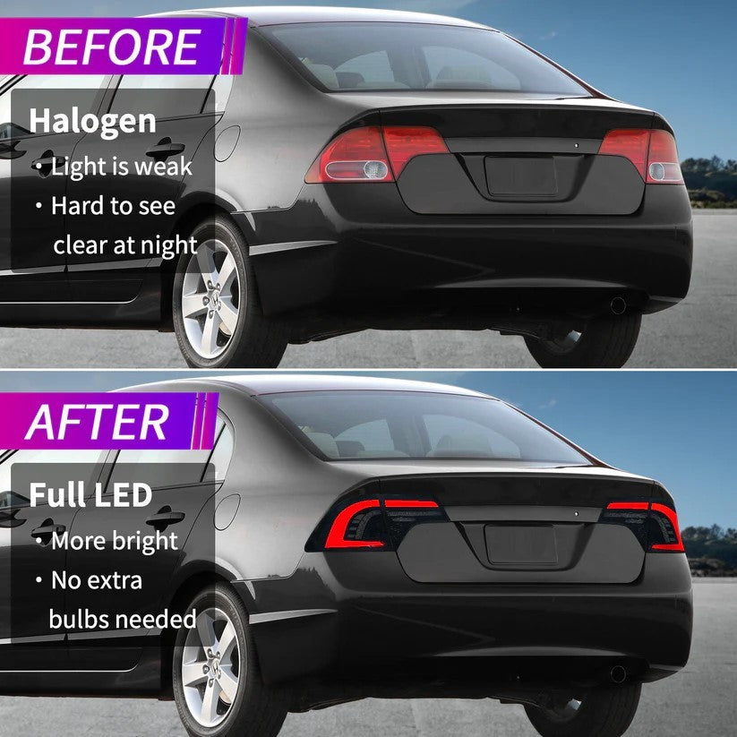 Honda Civic Sedan 2006-2011 Tail Lights