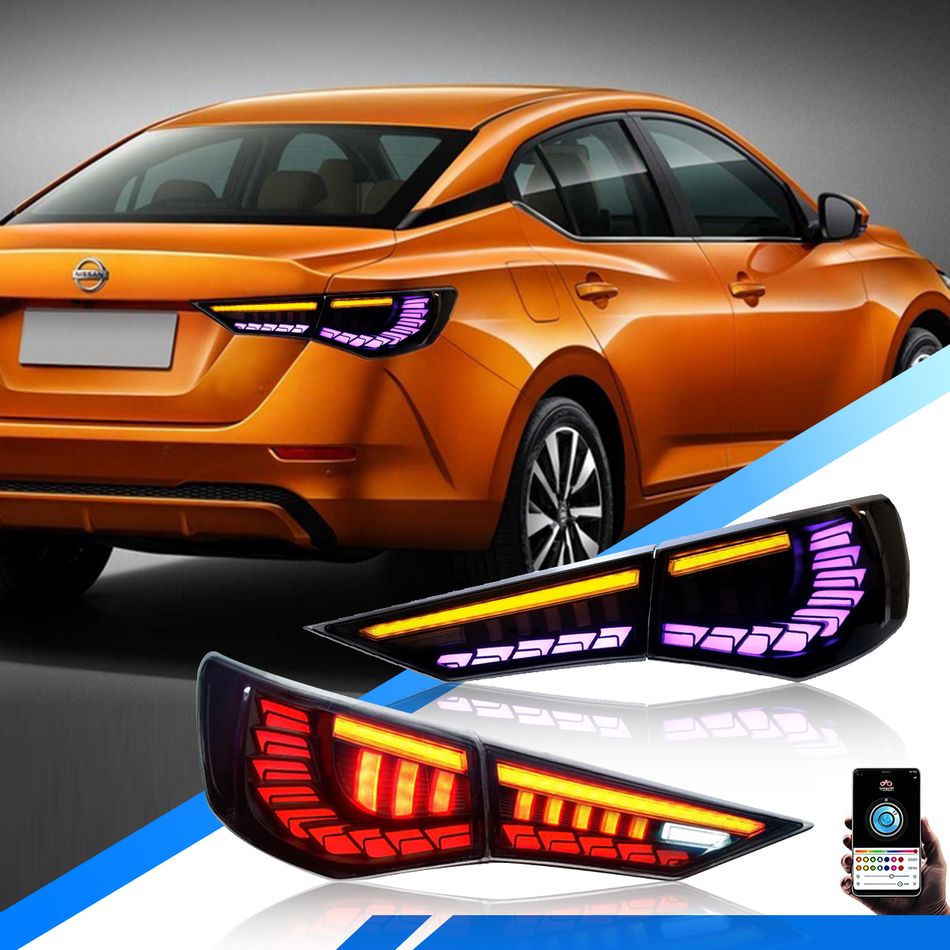 Nissan Sentra/Sylphy 2020-2025 Dragon Scales Tail Lights