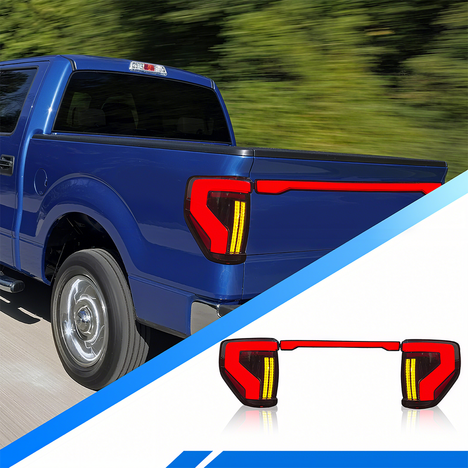 Ford F-150 09-14 Tail Lights With Tailgate Lights