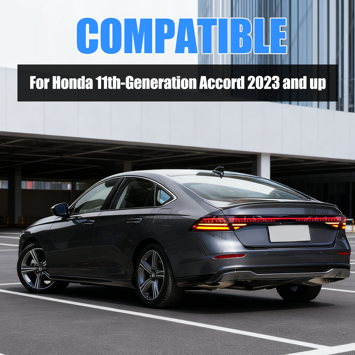 Honda Accord 2023-2026 Smoked Tail Lights - ClutchBlaze