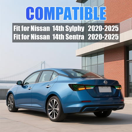 Nissan Sentra 2020-2025 PulseRay Tail Lights - ClutchBlaze