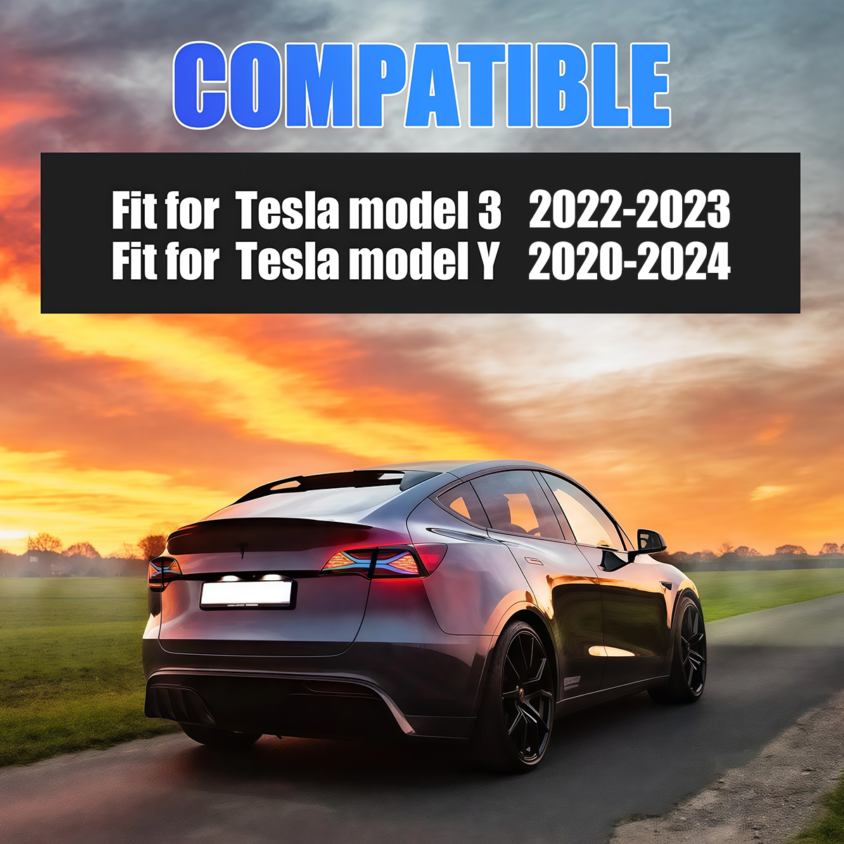 Tesla Model 3/Y 2020-2024 RGB Tail Lights - ClutchBlaze