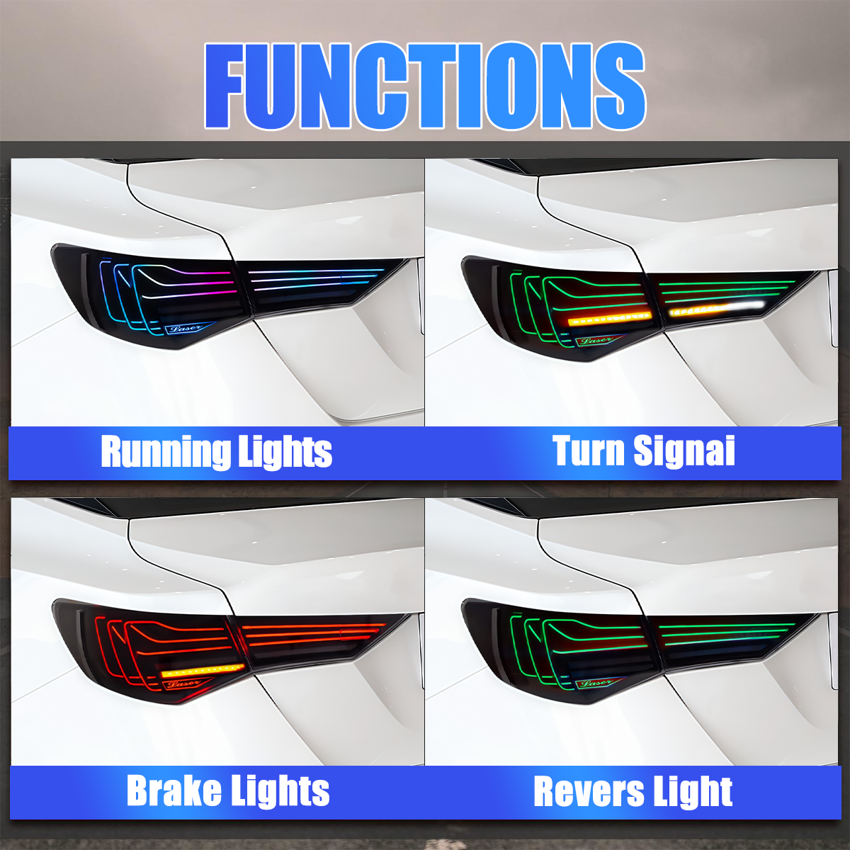 Nissan Sentra 2020-2025 PulseRay Tail Lights - ClutchBlaze