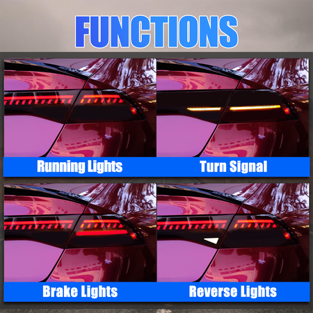 Honda Accord 2023-2026 Smoked Tail Lights - ClutchBlaze