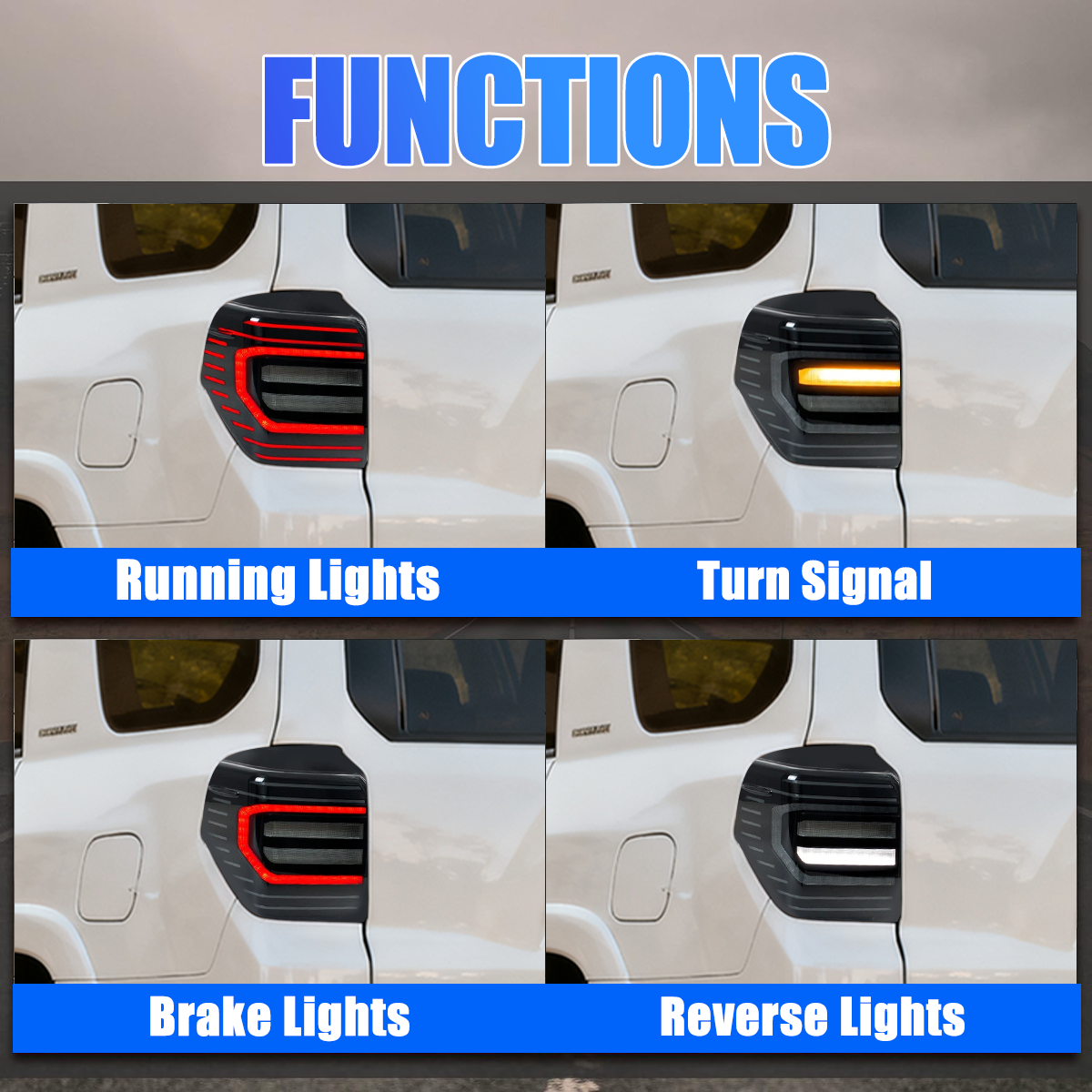 Toyota 4Runner 2010-2024 Tail Lights - ClutchBlaze