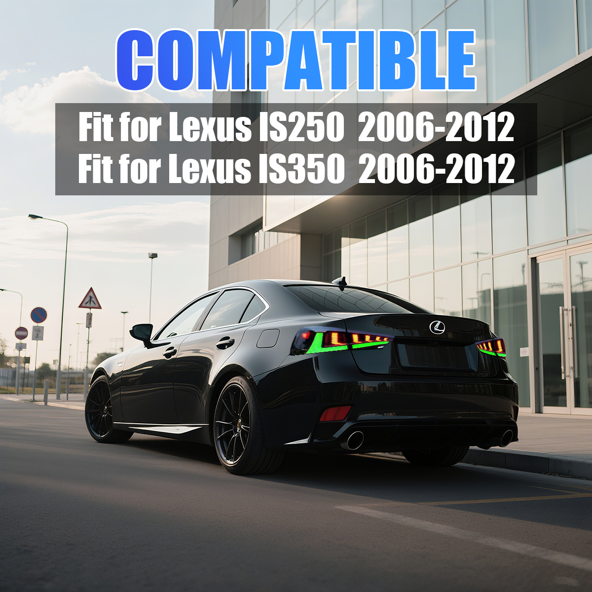 Lexus IS 2006-2012 RGB Tail Lights - ClutchBlaze