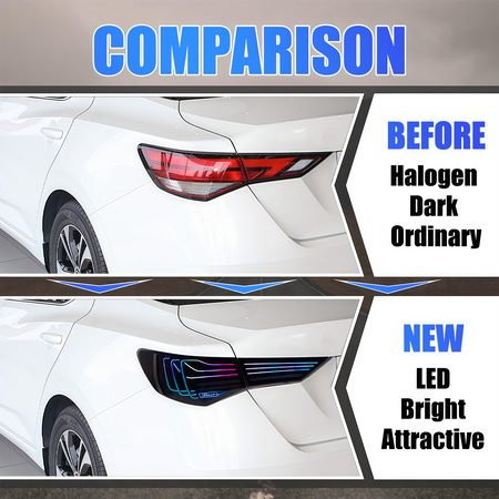 Nissan Sentra 2020-2025 PulseRay Tail Lights - ClutchBlaze
