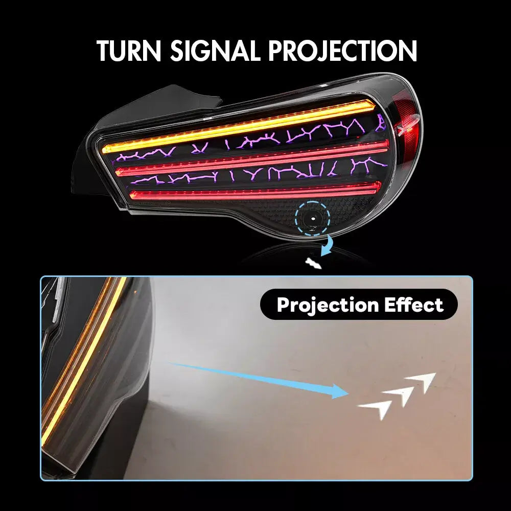 TOYOTA 86 taillight with projection