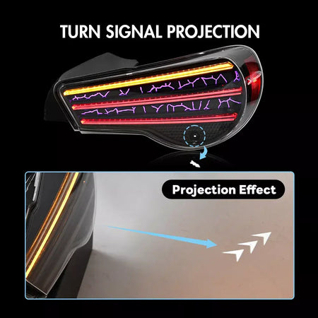 TOYOTA 86 taillight with projection