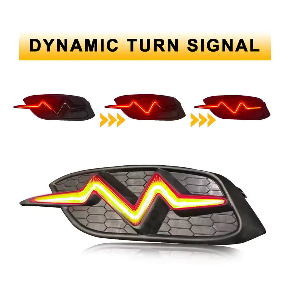 Honda Civic Sedan 16-21 Rear Bumper Lights