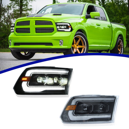 dodge ram led headlights plug and play 
