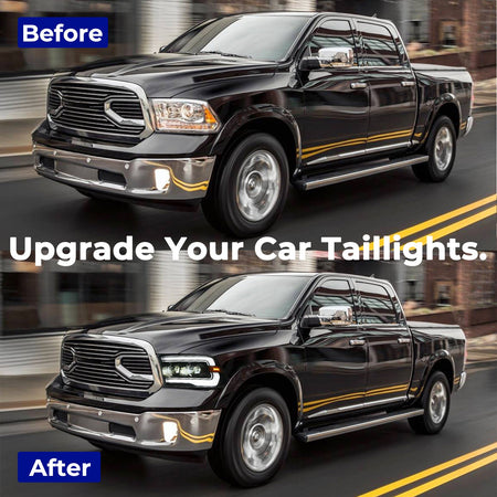 automotive material made durable led headlight